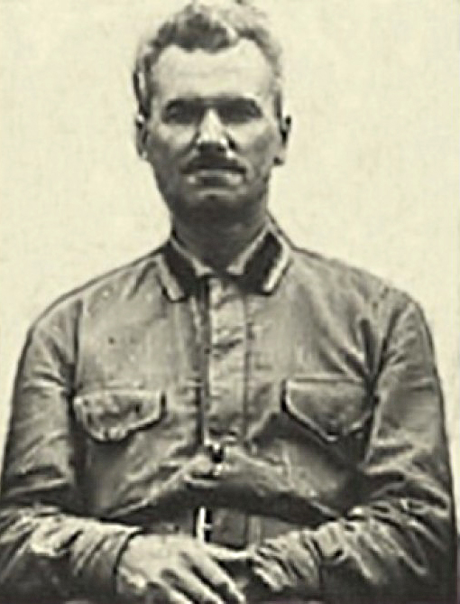 Portrait en noir et blanc de Viktor Spiridonov